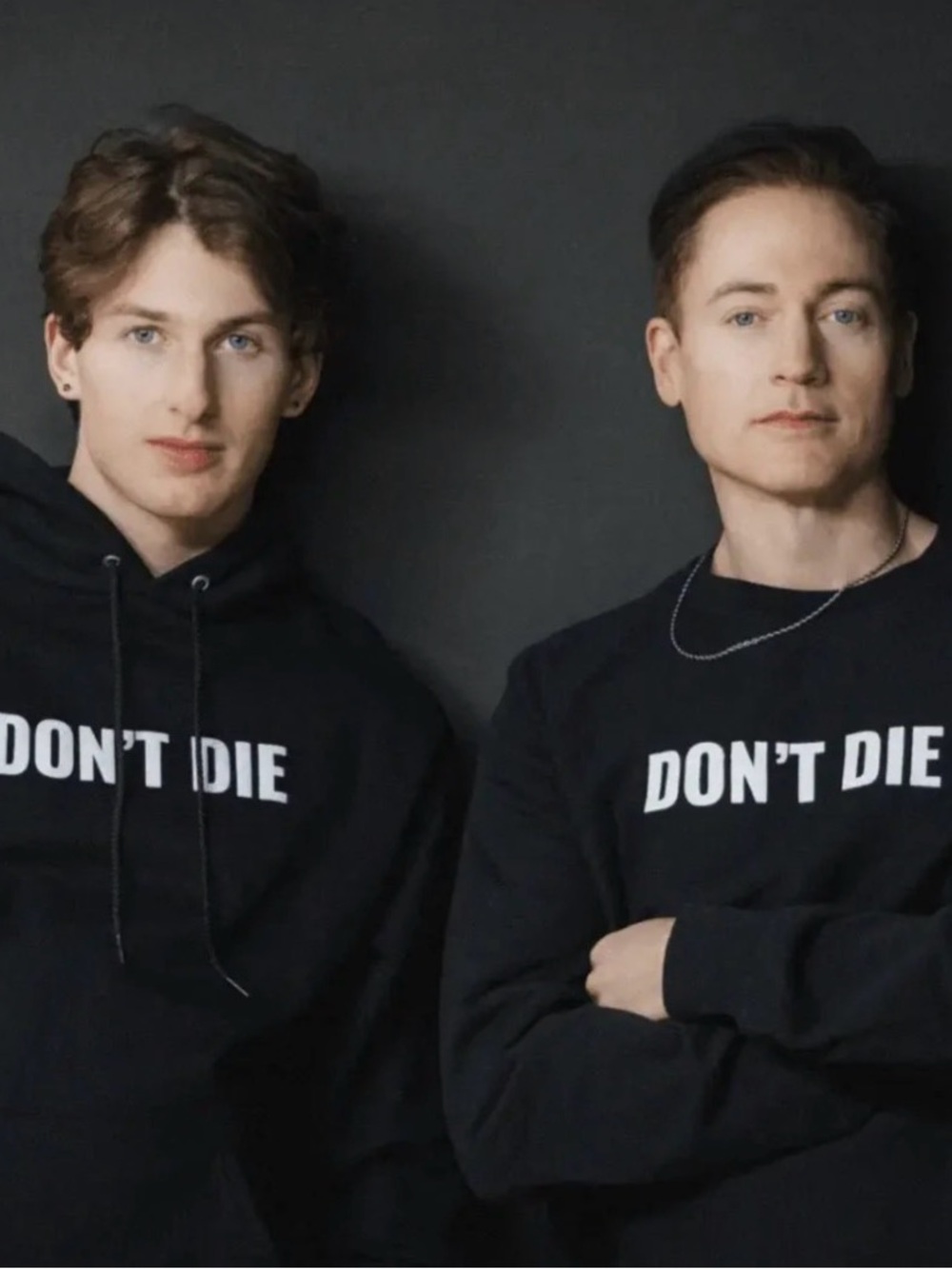 Don't Die Crewneck Blueprint Bryan Johnson Medium Black